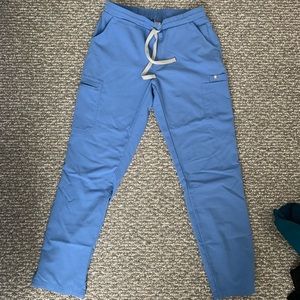 Figs bottoms, light blue size small regular